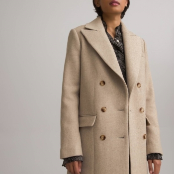 Mid-length wool blend overcoat 9