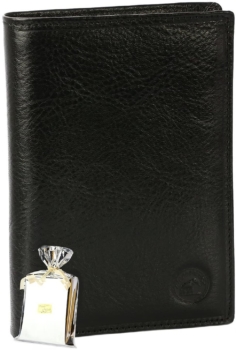 Grand classic black leather wallet Elephant 49