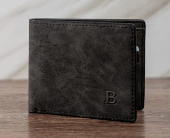 Black PU leather wallet for men Shein 68