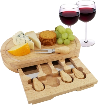 Starblue - Cheese tray with 4 knives 16