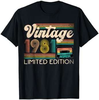 Vintage 1981 Limited Edition T-Shirt 3