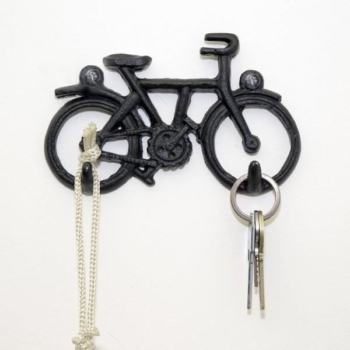 Bicycle-shaped key hook 57