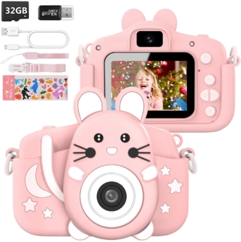 Hangrui girl camera with mouse pattern 73