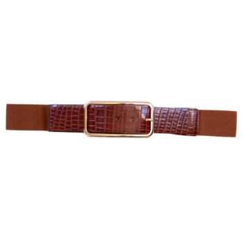 3S. X LE VESTIAIRE - Belt buckle in imitation python leather Aurelle 47