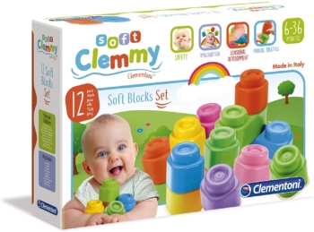 Clementoni - Clemmy baby soft cubes 10