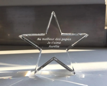 Glass trophy star message 13