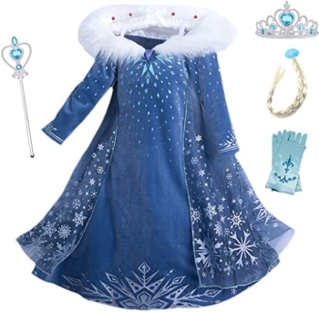 Elsa princess long sleeve dress - Eleasica 64