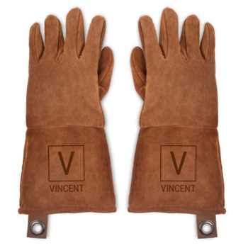Customized leather barbecue gloves 43