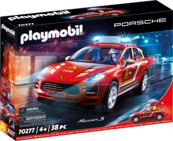 Playmobil Porsche Macan S and fireman 11