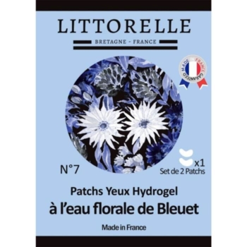 Littorelle - Hydrogel patches with cornflower floral water 7