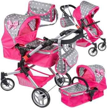 Kinderplay 2 in 1 Multipurpose Stroller for Girls 15