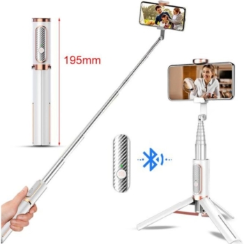Tripod selfie pole with remote control 89