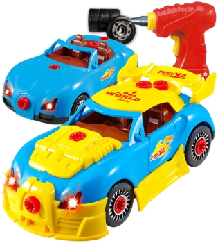 Toy racing car to disassemble 7
