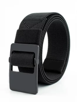 Rectangular buckle belt for men 10