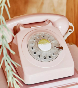 Retro pink GPO phone 75